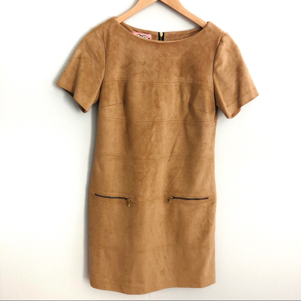 Phoebe Couture Faux Suede Dress | Size 2